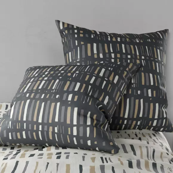 Funda Nórdica y dos fundas para almohada en algodón (260 cm) Flava Gris 3