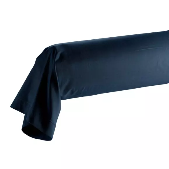 Funda de travesaño en algodón bio (L185 cm) Biolina Azul noche 3