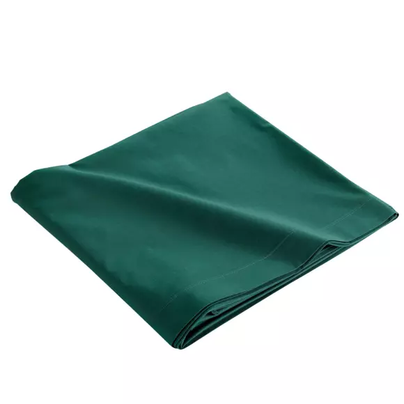 Sábana encimera en algodón bio (240 cm) Biolina Verde esmeralda 3