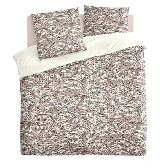 Housse de couette et deux taies coton (240 cm) Mozaika Multicolore 2