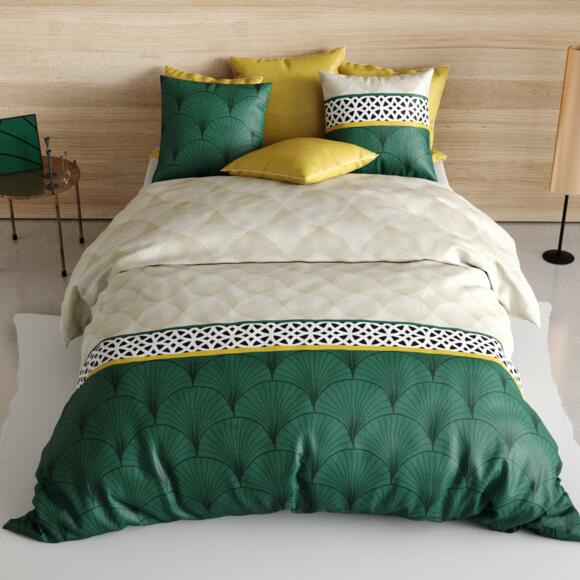 Funda Nórdica y dos fundas para almohada en algodón (240 cm) Hope Verde 2