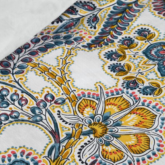 Housse de couette et deux taies coton (240 cm) Ispahan Multicolore 2