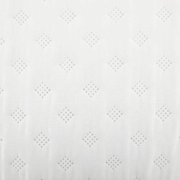 Tagesdecke mit 2 Kopfkissenbezügen (240 x 260 cm) Kalia Weiß