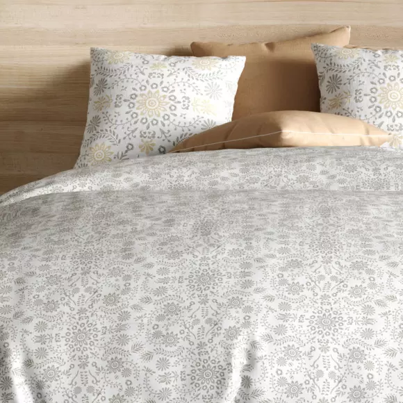 Funda Nórdica y dos fundas para almohada en algodón (240 cm) Vishka Beige 3