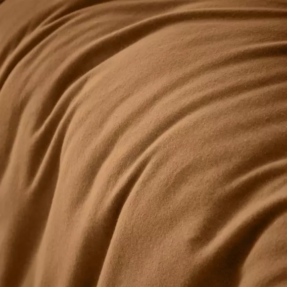 Dekbedovertrek flanel (260 cm) Théa Camel 2
