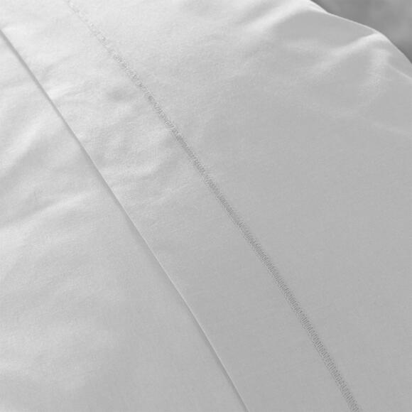 Sábana de percal de algodón (180 cm) Cali Gris claro 2