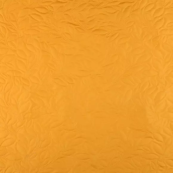 Couvre-lit et taies d'oreiller (240 x 220 cm) Cassandre Jaune curry 3
