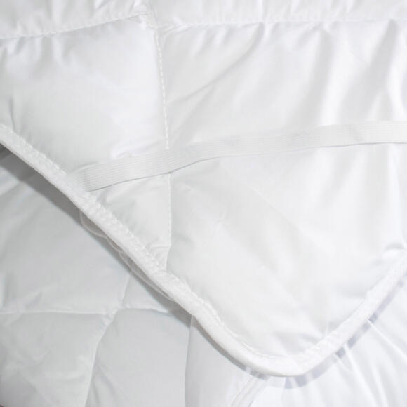 Topper para colchón (140 cm) Lavable a  95° Blanco 3