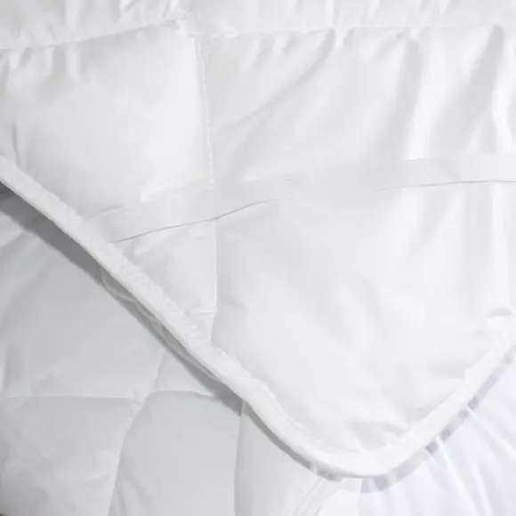 Topper para colchón (140 cm) Lavable a  95° Blanco 3