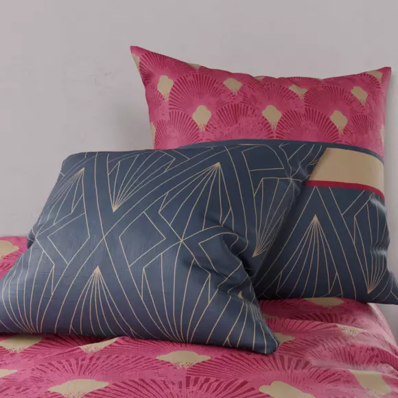 Funda Nórdica y dos fundas para almohada en algodón (260 cm) Lily Rosa 2