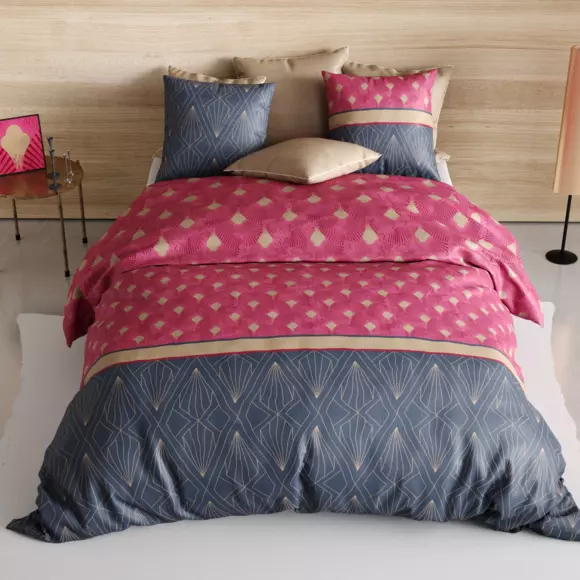 Funda Nórdica y dos fundas para almohada en algodón (260 cm) Lily Rosa 3