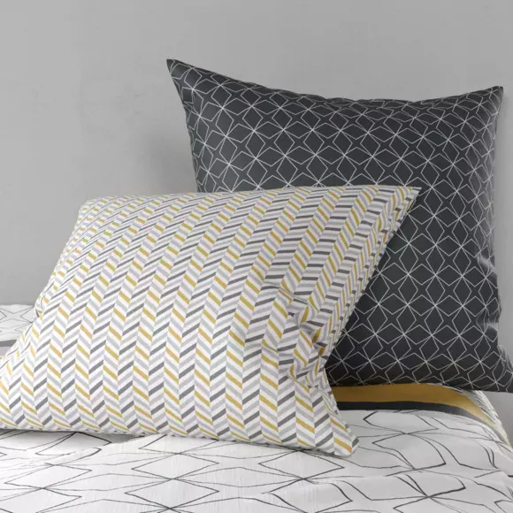 Funda Nórdica y dos fundas para almohada en algodón (240 cm) Gosipi Blanco 2