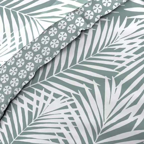 Housse de couette coton (140 cm) Botania Vert sauge 3
