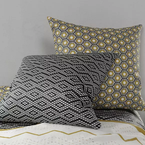 Funda Nórdica y dos fundas para almohada en algodón (260 cm) Mezoa Amarillo 3
