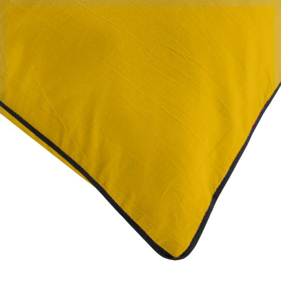 Bettwäsche aus gewaschener Baumwolle (260 cm) Linette Gelb 2