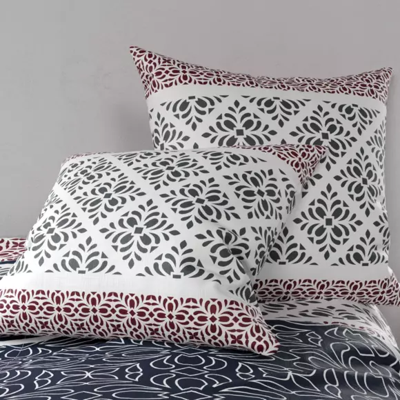 Funda Nórdica y dos fundas para almohada en algodón (240 cm) Sergio Gris 2