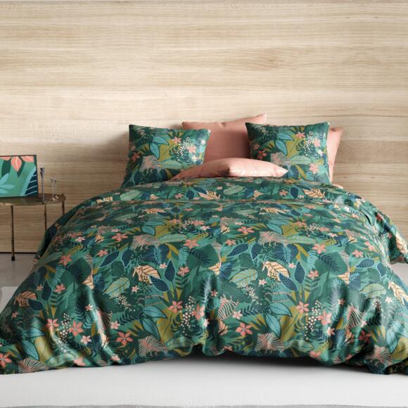 Betttuch-Set aus Baumwolle (Bett 140 cm) - 4-tlg Zania Grün 3