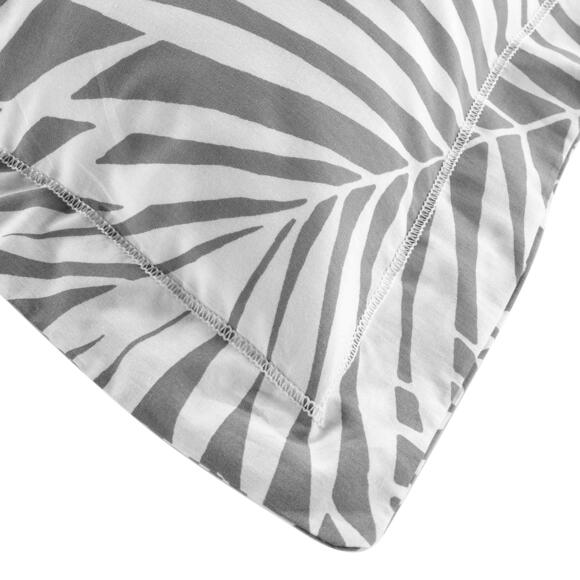 Funda de almohada rectangular algodón (70 cm) Botania Gris 3