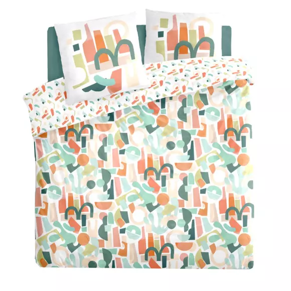 Funda Nórdica y dos fundas para almohada algodón (240 cm) Mattys Multicolor 2