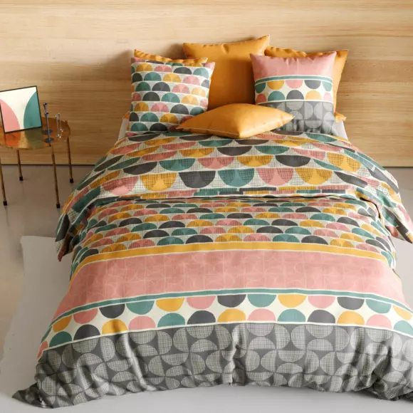 Funda nórdica y dos fundas de almohada en algodón (260 cm) Thanos Multicolor 2