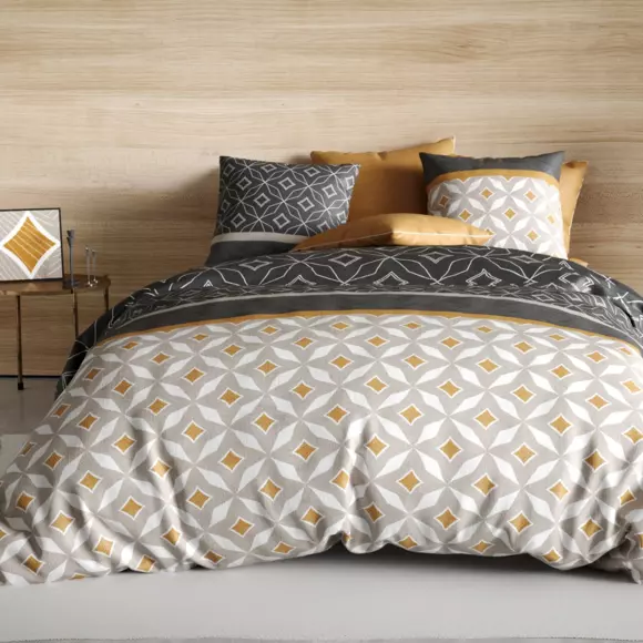 Funda nórdica y dos fundas de almohada en algodón (260 cm) Ota Multicolor 2