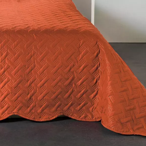 Colcha y fundas para almohada (230 x 250 cm) Californie Terracota 2