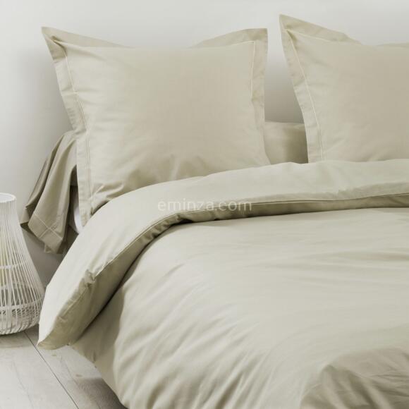 Funda para almohada cuadrada  algodón Félicie Lino centeno 2