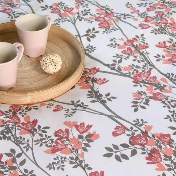 Juego de sábanas en algodón cama 140 cm 4 piezas Ines Rosa 2