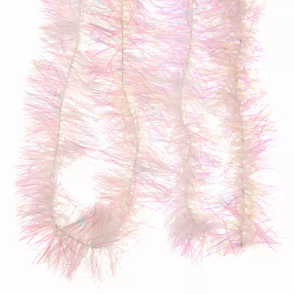 Guirnalda de Navidad (D10 cm) Candy Blanco irisado
 2