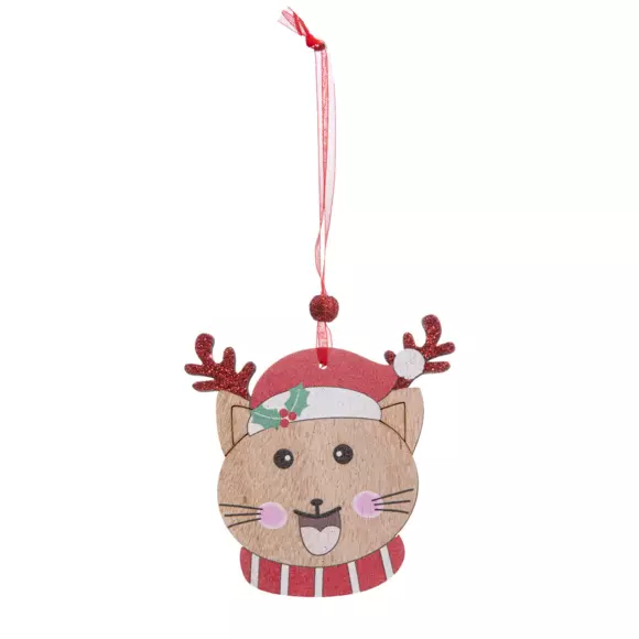 Gato para colgar en conjuntos de 4 Multicolor 3