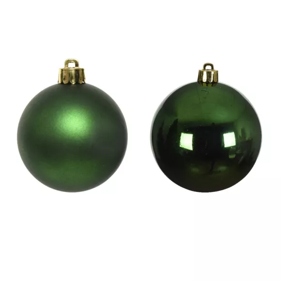 Set van 16 kerstballen (D40 mm) Alpine dennengroen