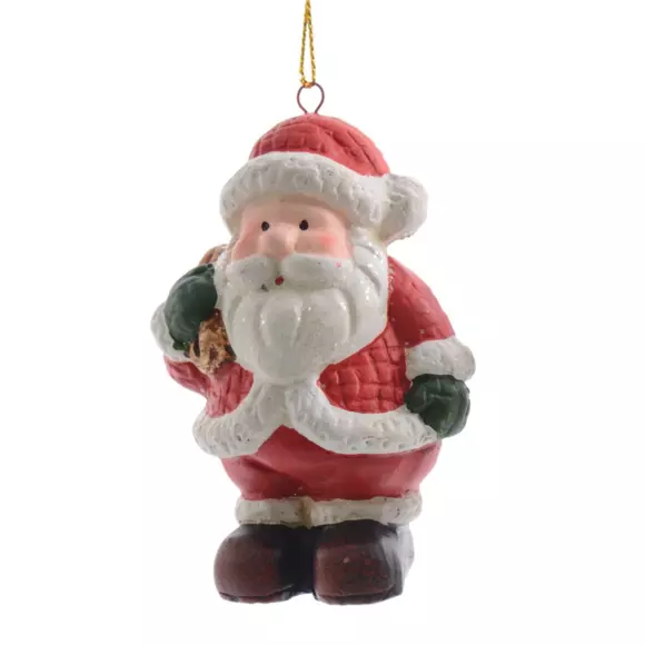 Papá Noel para colgar Piedra Rojo 3