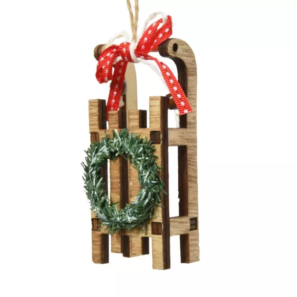 Slee Traineau hangdecoratie naturelkleur 2