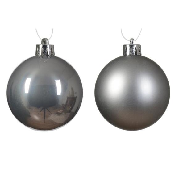 Confezione di 12 palline di Natale (D60 mm) Alpine Grigo marmo 2