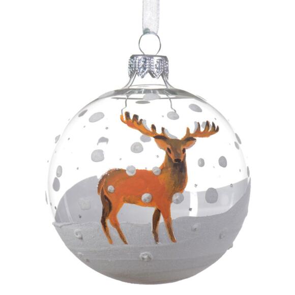 Confezione di 6 palline di Natale (D80 mm) in vetro Fringant Trasparente 2