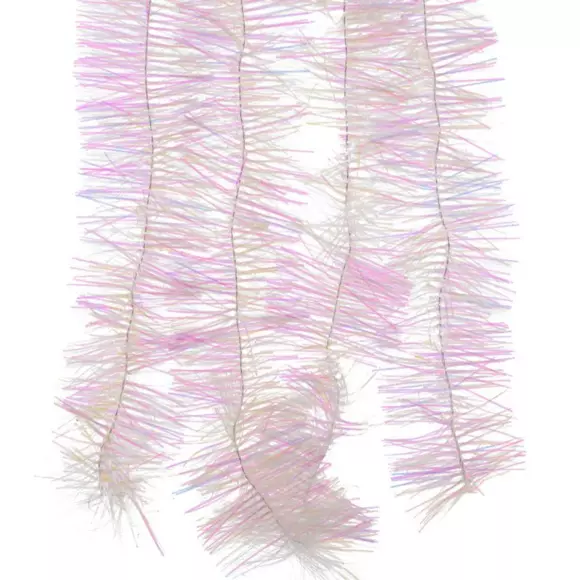 Guirlande de Noël (D7,50 cm) Alpine Blanc irisé 2