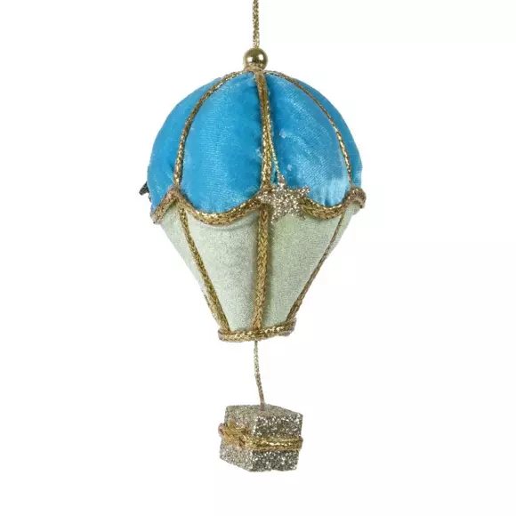 Montgolfière de Navidad Azul 2