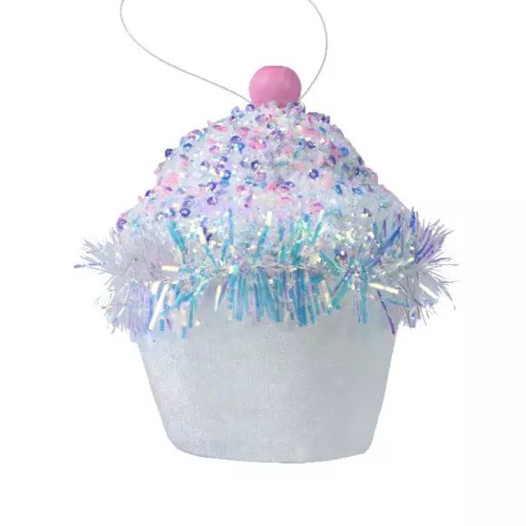 Adorno para colgar Cupcake gourmand Blanco 2