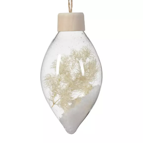 Lot de 2 suspensions en verre Roseaux Transparent 3
