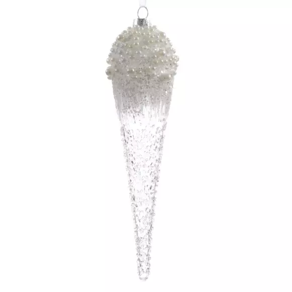 Lote de 2 estalactitas para colgar Cornet de glace Transparente 2