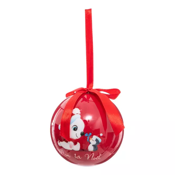 Set van 3 kerstballen (D75 mm) Premier Noël Rood 2