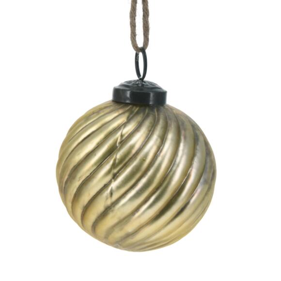 Confezione di 6 palline di Natale (D80 mm) Enzi Oro 2