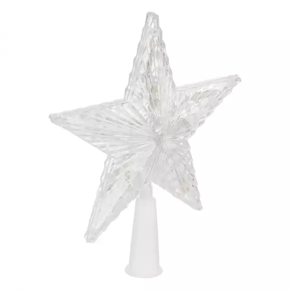 Cimier de sapin lumineux Etoile Arc en ciel Multicolore 2