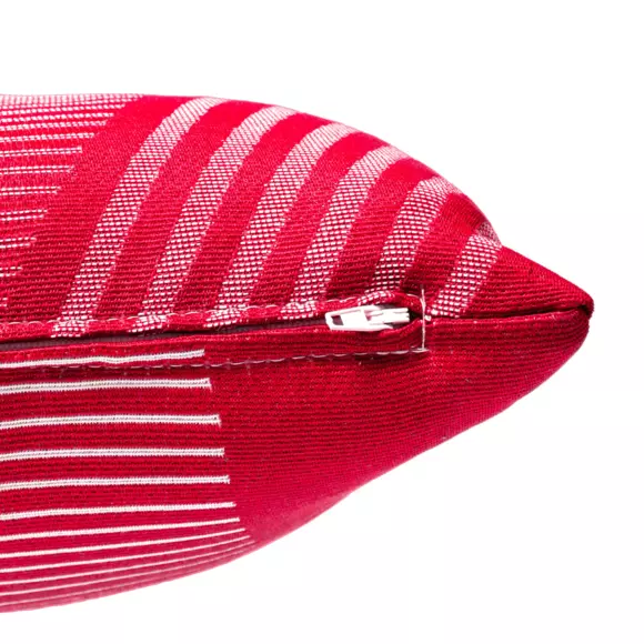 Cojín (40 cm) Jacquard Rojo granada 2