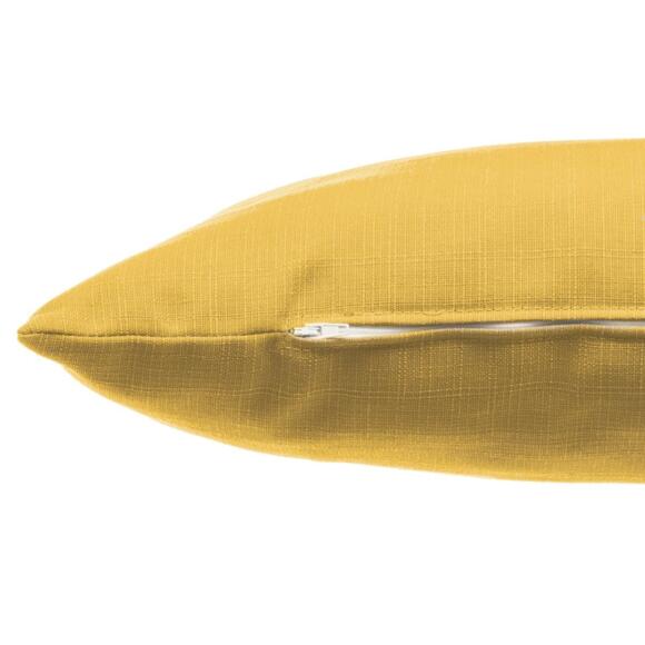 Coussin carré (40 cm) Korai Jaune moutarde 3