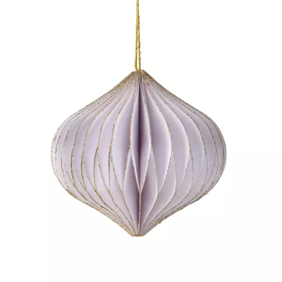 Lote de 12 decoraciones colgantes de Navidad Oro 3