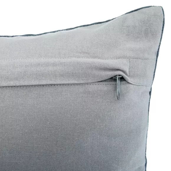 Coussin carré (40 cm) Patch Gris 3