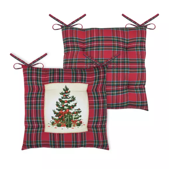 Coussin de noël chaise carrée Oswald Multicolore 2