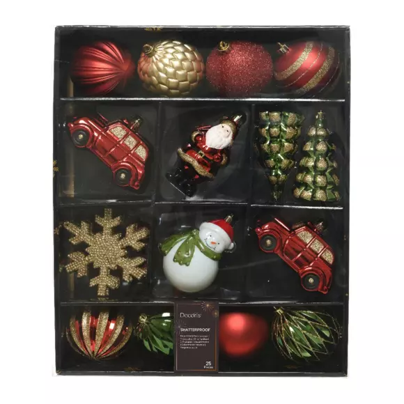 Kit de decoración para árbol de Navidad Tradición Oro 2