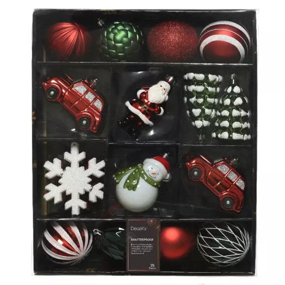 Kit de decoración para árbol de Navidad Tradición Verde 2